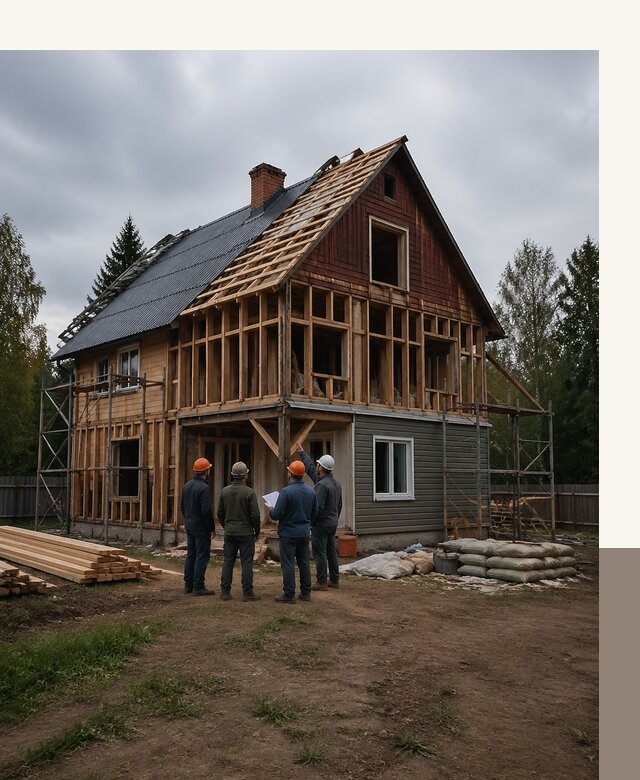 Реконструкция дачного дома в Тынде под ключ с проектом